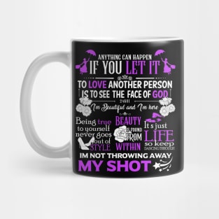 Broadway Motivational Quotes Mug